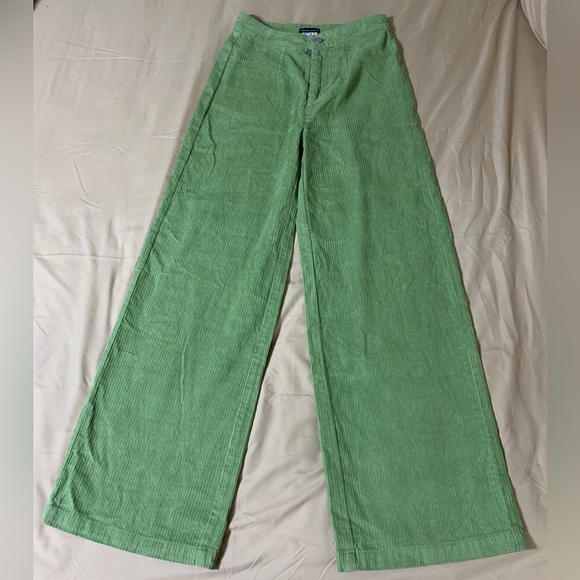 Roxy x Chloe Kim Green Corduroy Pants - Picture 9 of 13